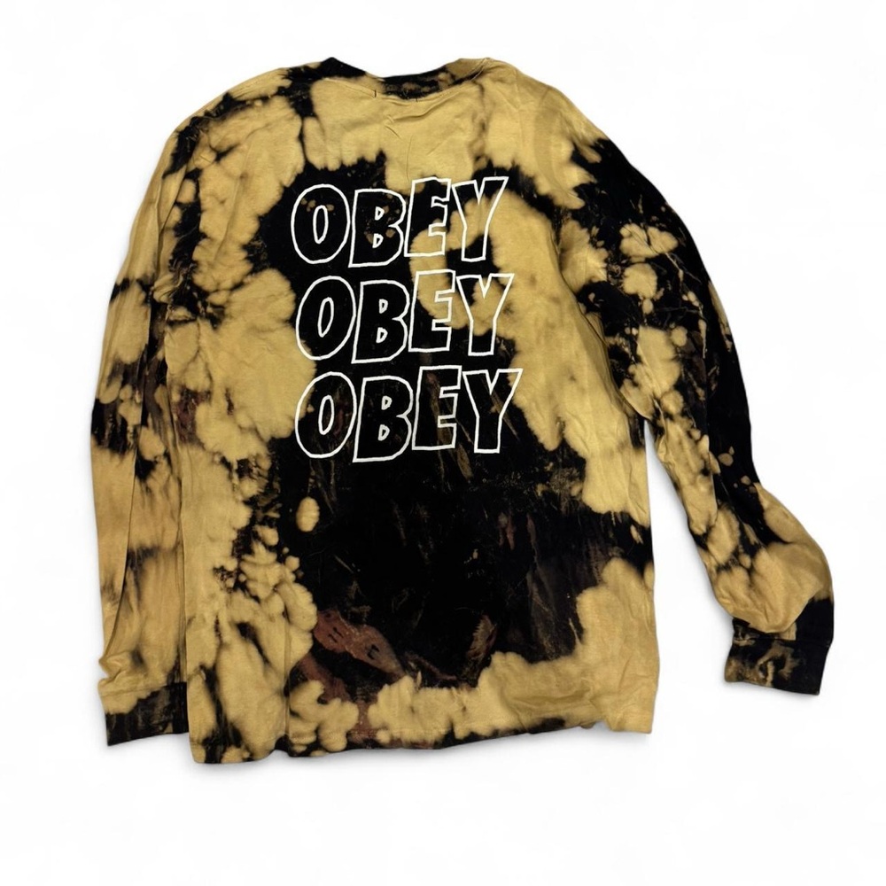 Obey Black and Tie-Dye Long Sleeve